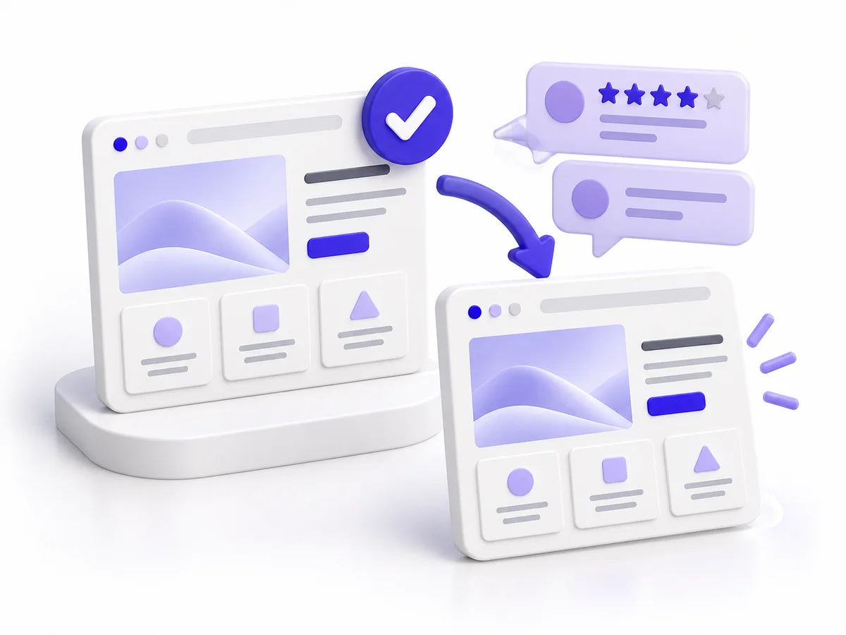 A published app and customer feedback guiding the next improvement