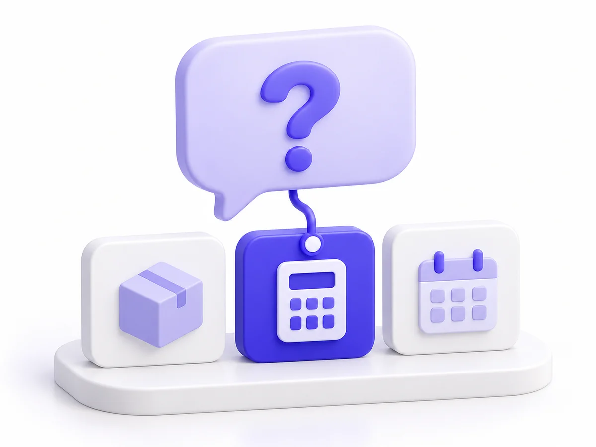 A customer question matched with a useful business capability