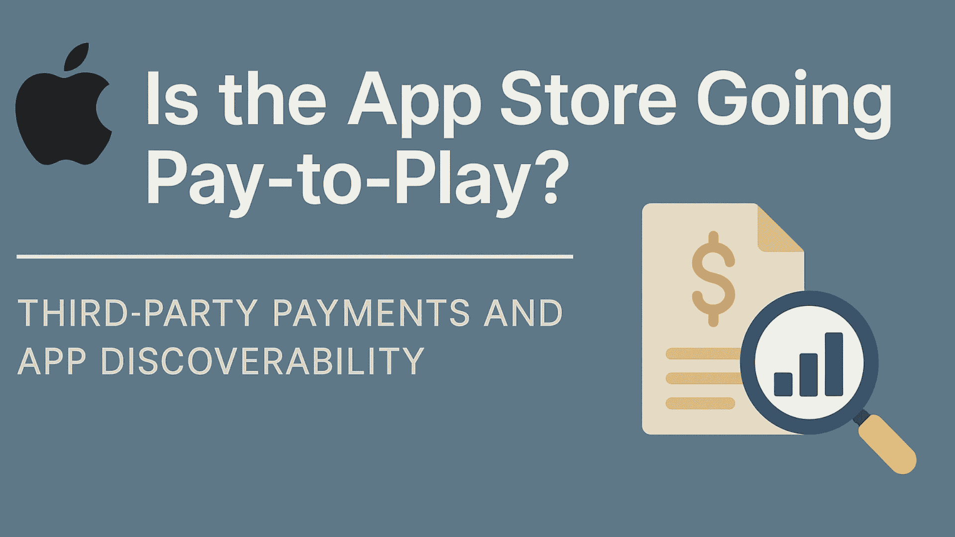 Apple App Store third-party payments concept
